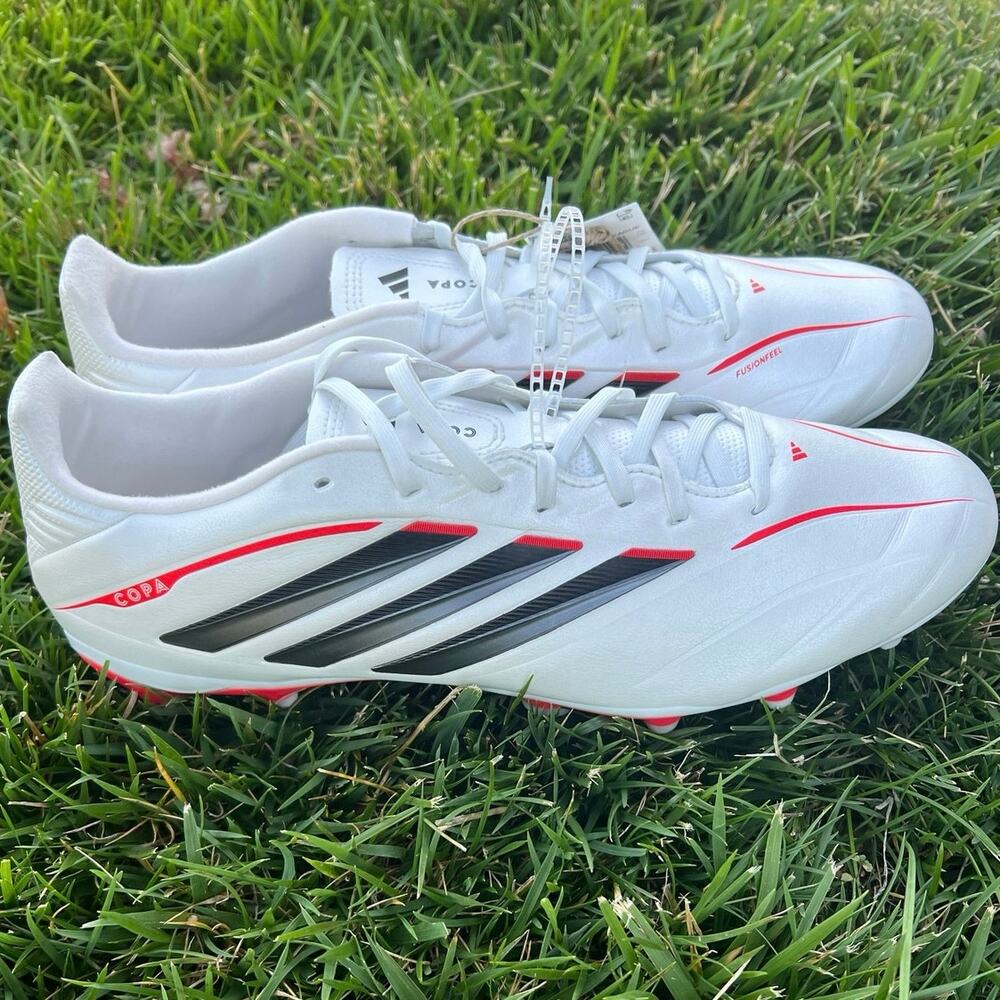 Adidas Copa League FG Soccer Cleats White Black Red JQ0484 Men’s 10 NWT